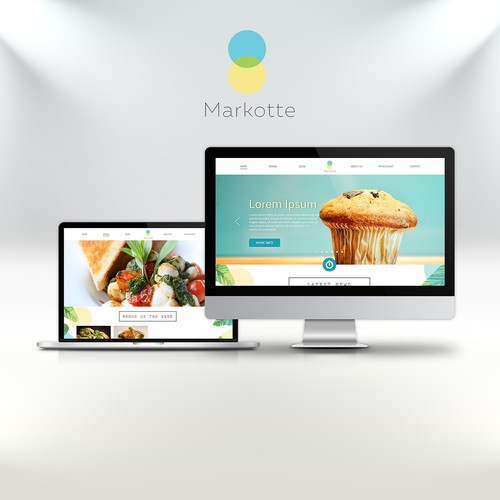 Web page design entry for Markotte