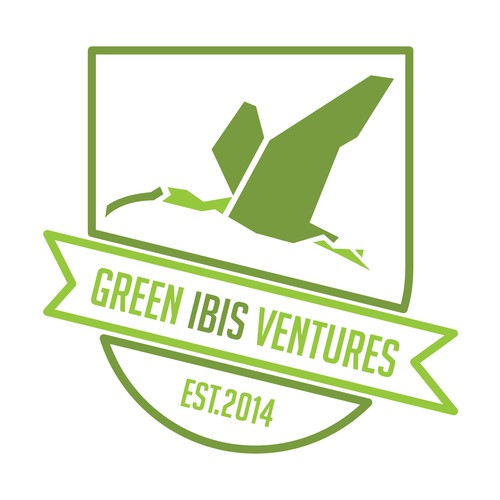 logo design green ibis