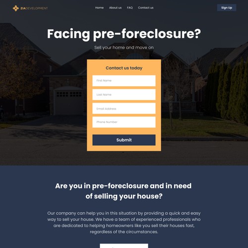 Real Estate Landing Page
