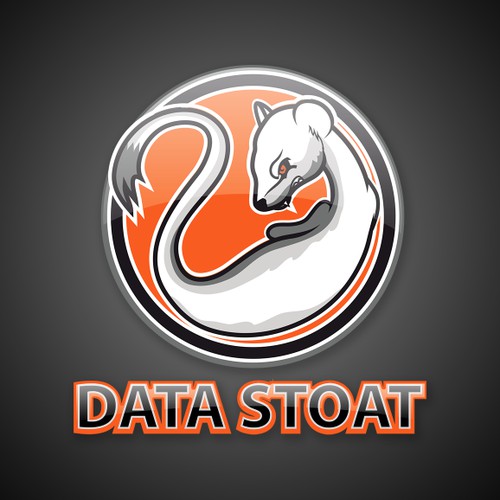 Create the "Data Stoat" brand mascot, for big data analytics