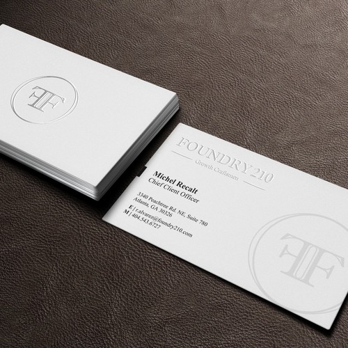 Need a classy/elegant business card for high end growth consultancy.