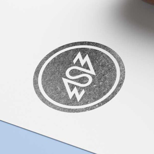 S M W Letter Logo