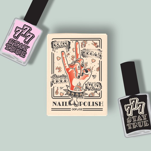 Packaging for Nail Polish Company 