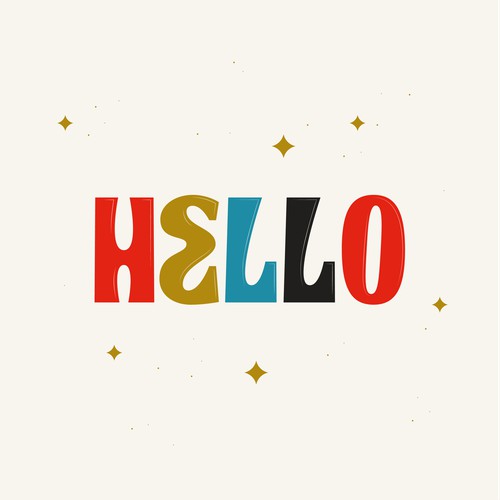 Variable lettering set