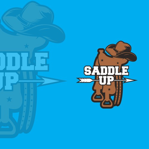 Saddle Up logo design