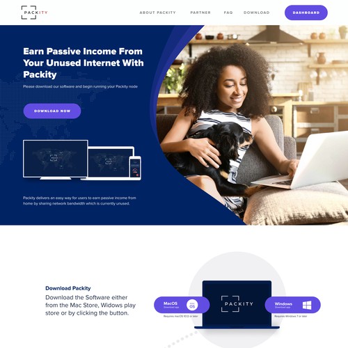 Packity Design iterations