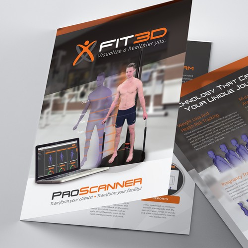 Fit3D Fitness/Medical Industry Trade Show Brochure