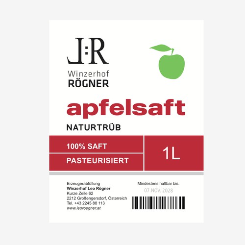 Juice label