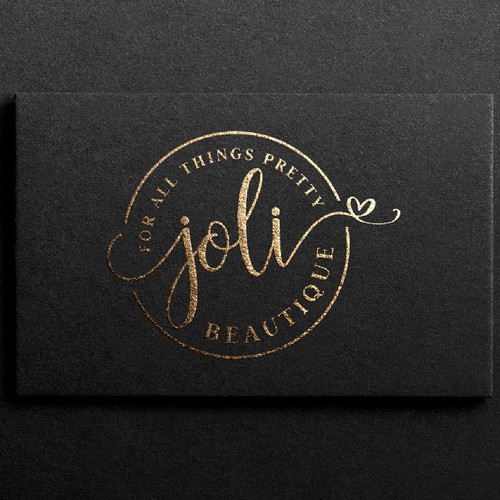 Bold yet Parisian vintage Boho logo