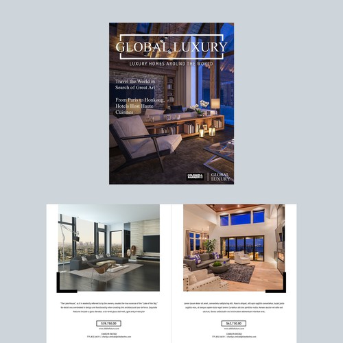 Real Estate Magazine Layout