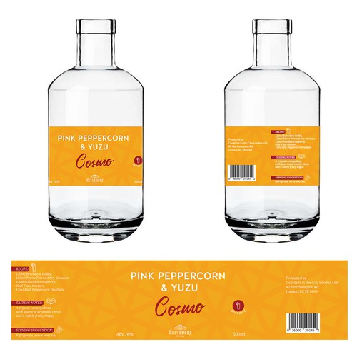 Cocktail label