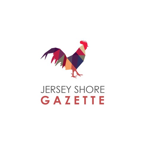 Concept logo for  Jersey Shore Gazette