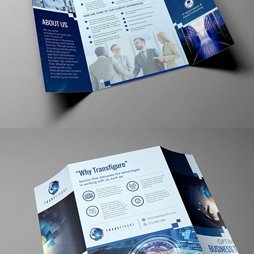 bi-fold brochure