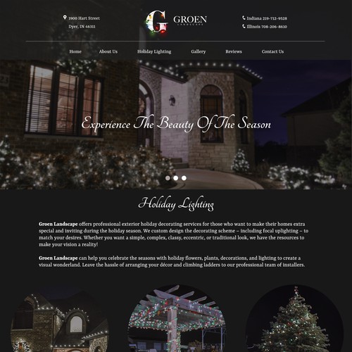  Landing Page - Holiday Lighting By Groen Landscape