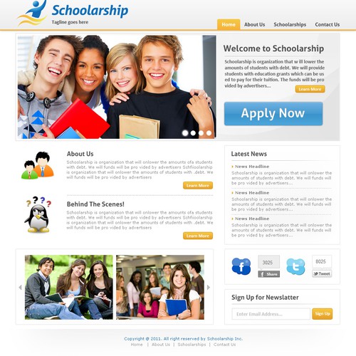 Website Design for Reduce Student debt!