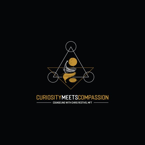 Logo for "CURIOSITYMEETSCOMPASSION"