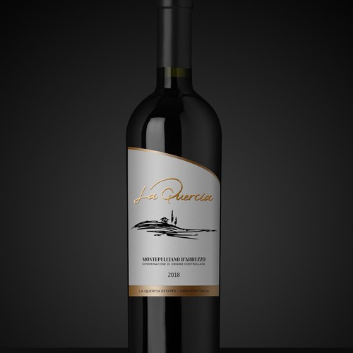 La Quercia label design