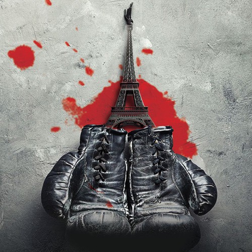 Thriller book cover about boxing in Paris underground
