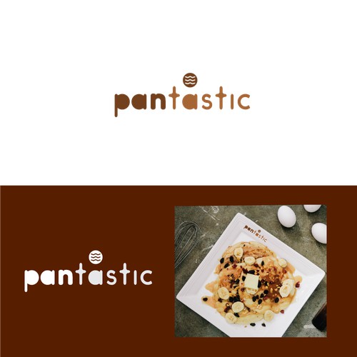 Logo creation for a pancake corner