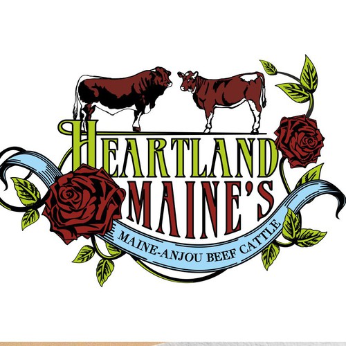 Farming hand drawn logo