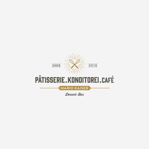 Logo and Website for a new urban Pastry Store in Berlin