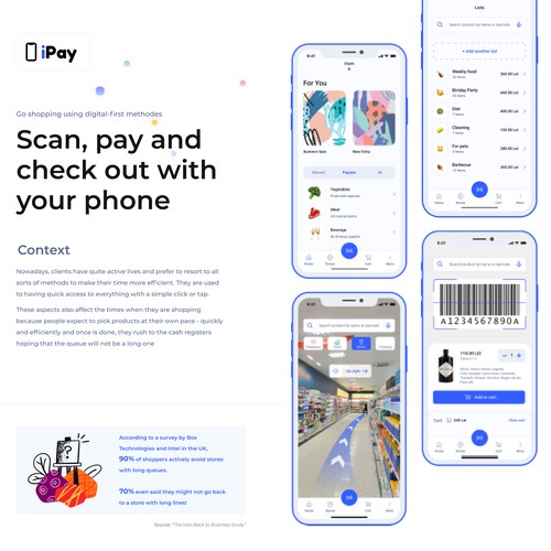 iPay - Scan, pay and checkout with your phone