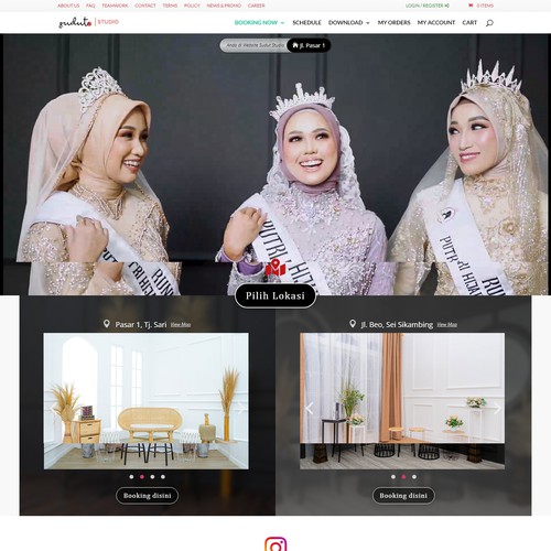 Sudut Studio - A Photo Studio Website