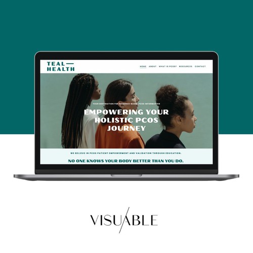 Brand & Squarespace Website Design for Health Coach