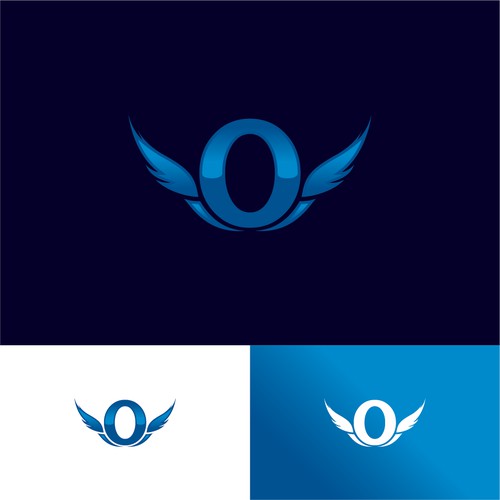 Logo for private jet, initial letter O