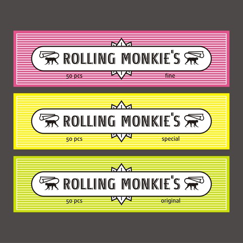 package design for cigarette rolling papers