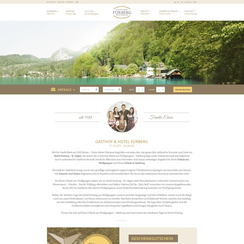 Hotel website