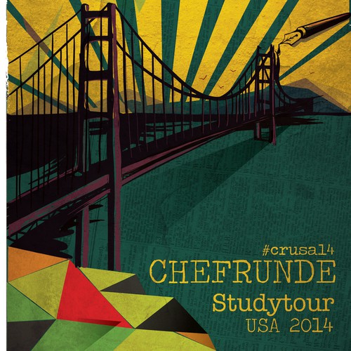 Design a retro "tour" poster for a special event at 99designs!