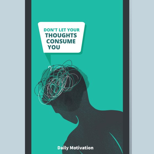 Illustration for a Mental Health app