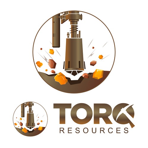 Graphic Design of a Diamond Drilling Rig for TORQ Resources