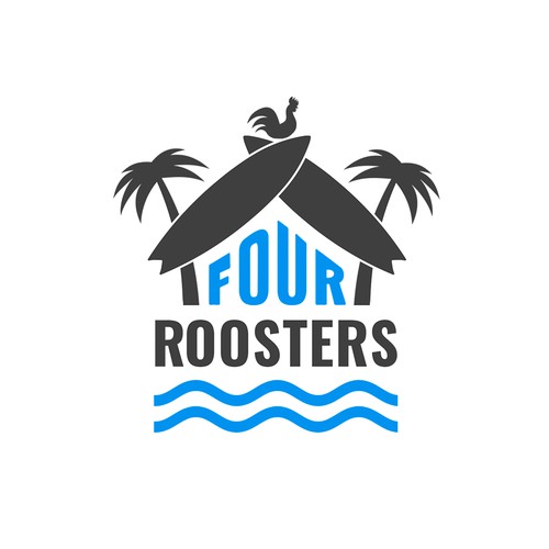 Four Roosters | logo for the community