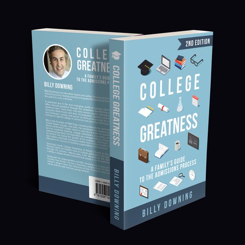 Modern College Greatness Guide Book Cover Design