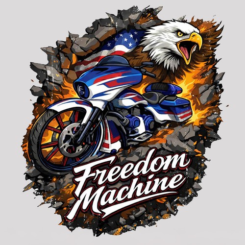 Bike & Eagle Design Contest Winning Entry