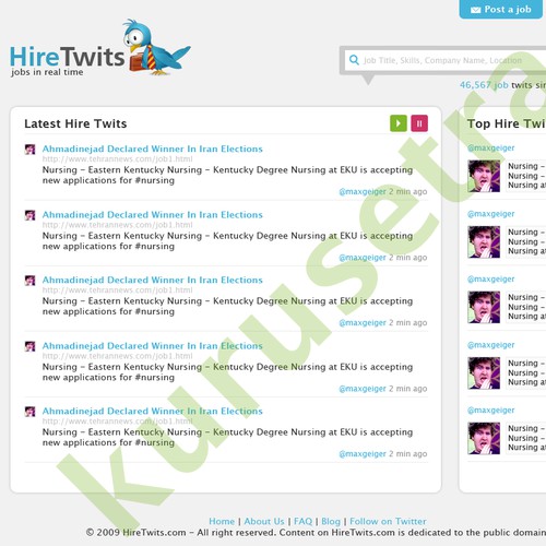 HireTwits - Jobs in real time