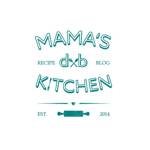 Design a logo for a recipe blog