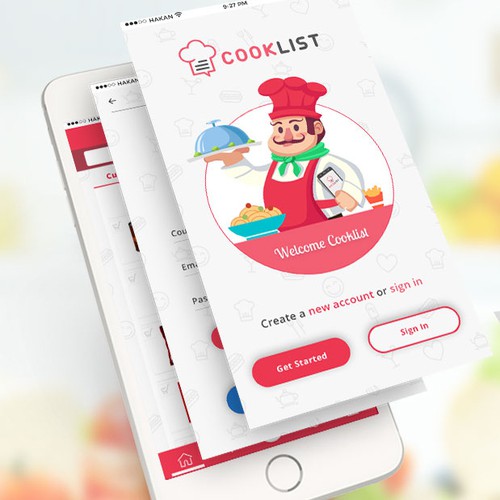 CookList App Design