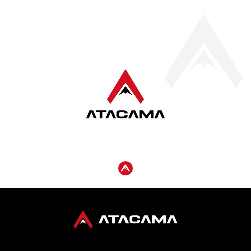 Simple, Strong, powerful and clever logo concept for ATACAMA