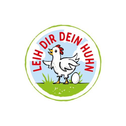 Fun logo for a rent a hen business :-)