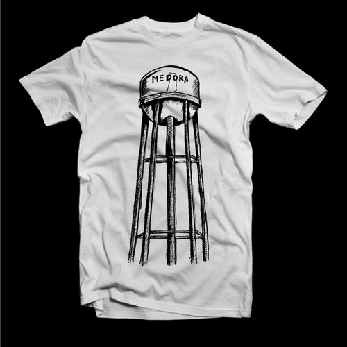 Water Tower Drawing T Shirt Contest