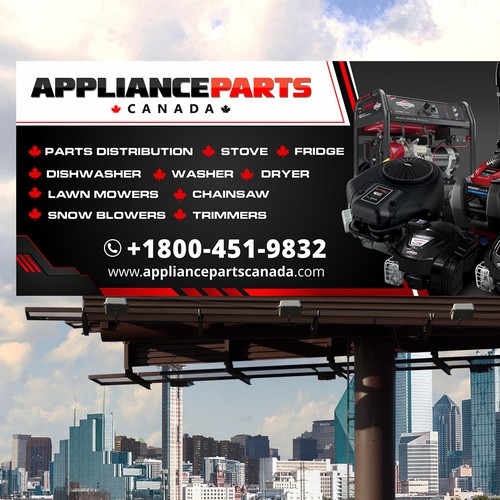 Appliance Parts Billboard