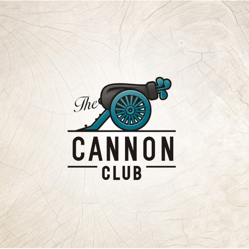 Logo submission features a civil war cannon, with a golf bag & clubs replacing the cannon