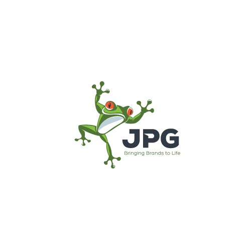 Re-design the Frog logo for JPG