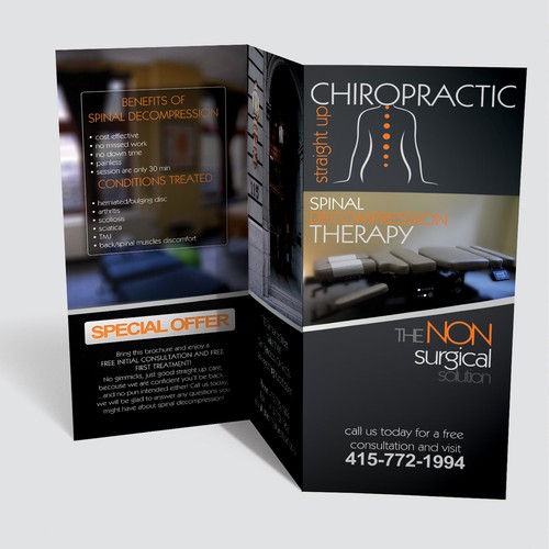 New brochure for Straight Up Chiropractic