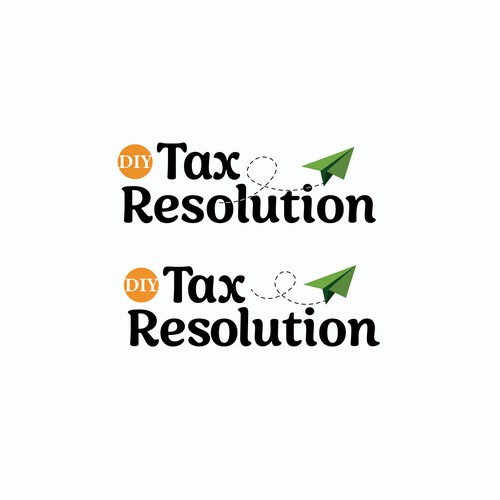 Bold Friendly logo design for DIY Tax Resolution