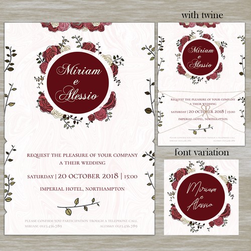 Wedding invitation