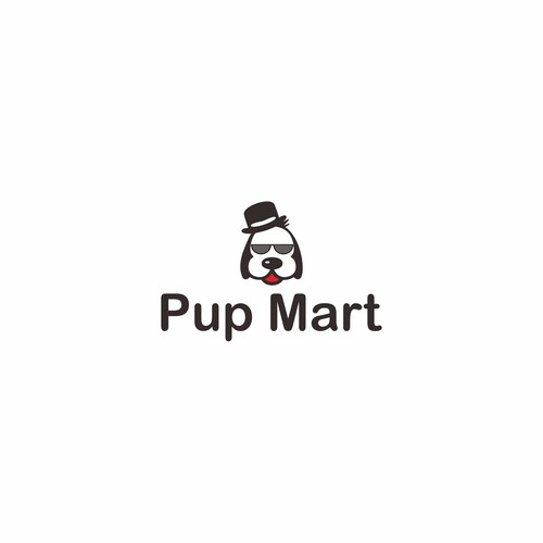 Pup Mart logo for dog's product market